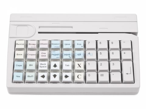 Программируемая клавиатура (PS/2) Posiflex KB-4000 M3 (MSR)