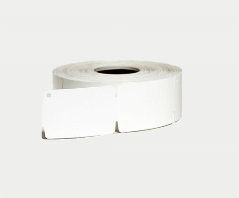 Ювелирные бирки в рулонах Polyplast 150 30х50,8 мм белые (1/500/40)